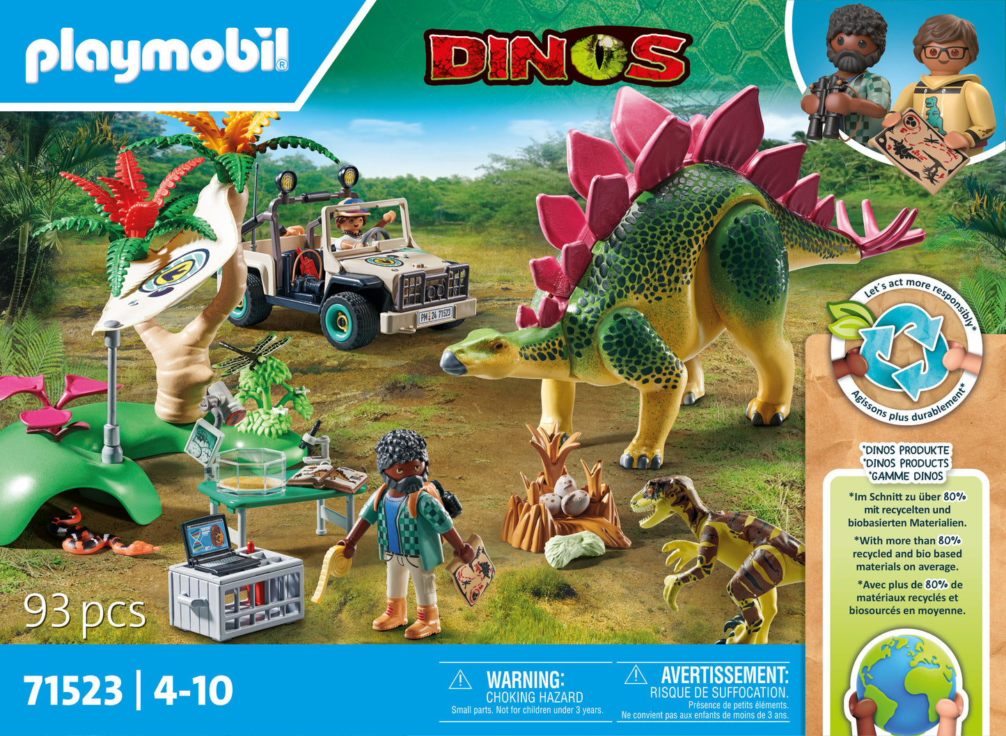 Playmobil Research Camp With Dinos