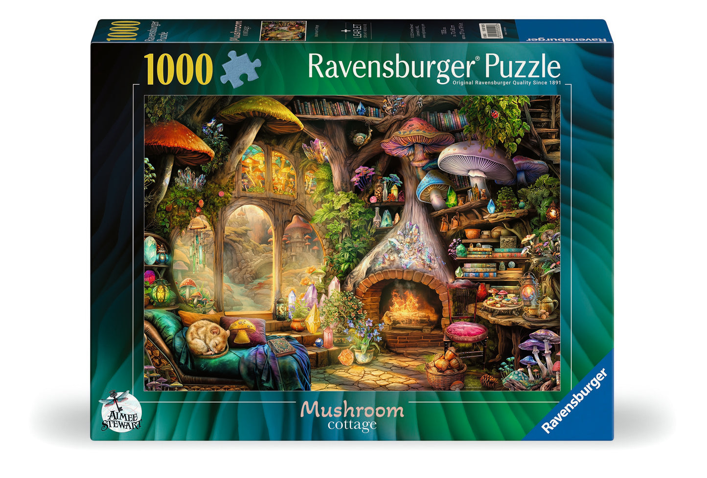 Ravensburger 1000pc Jigsaw Puzzle Mushroom Cottage