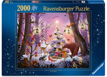 Ravensburger 2000pc Jigsaw Puzzle A Woodland Christmas