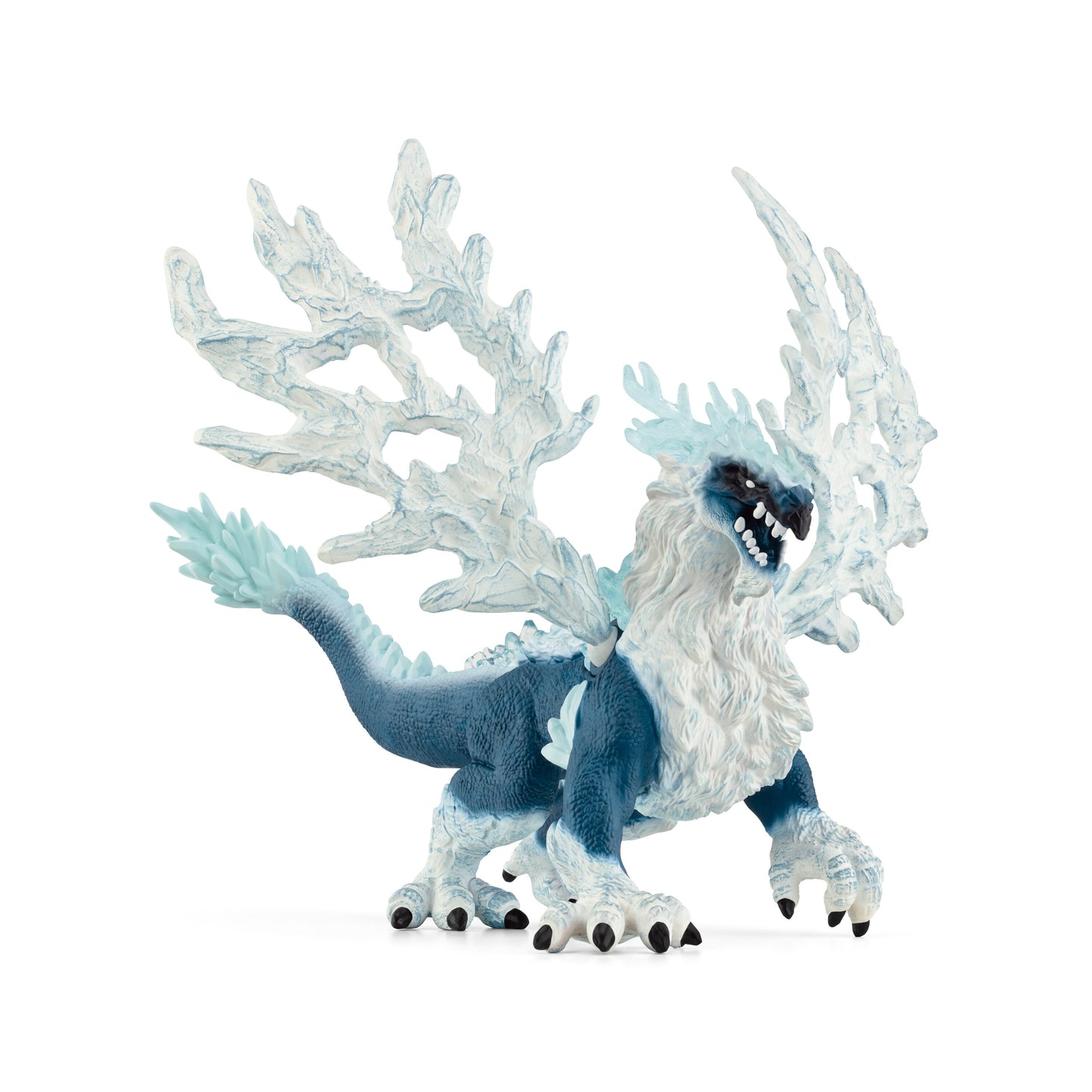 Schleich Ice Dragon from Eldrador on a white background