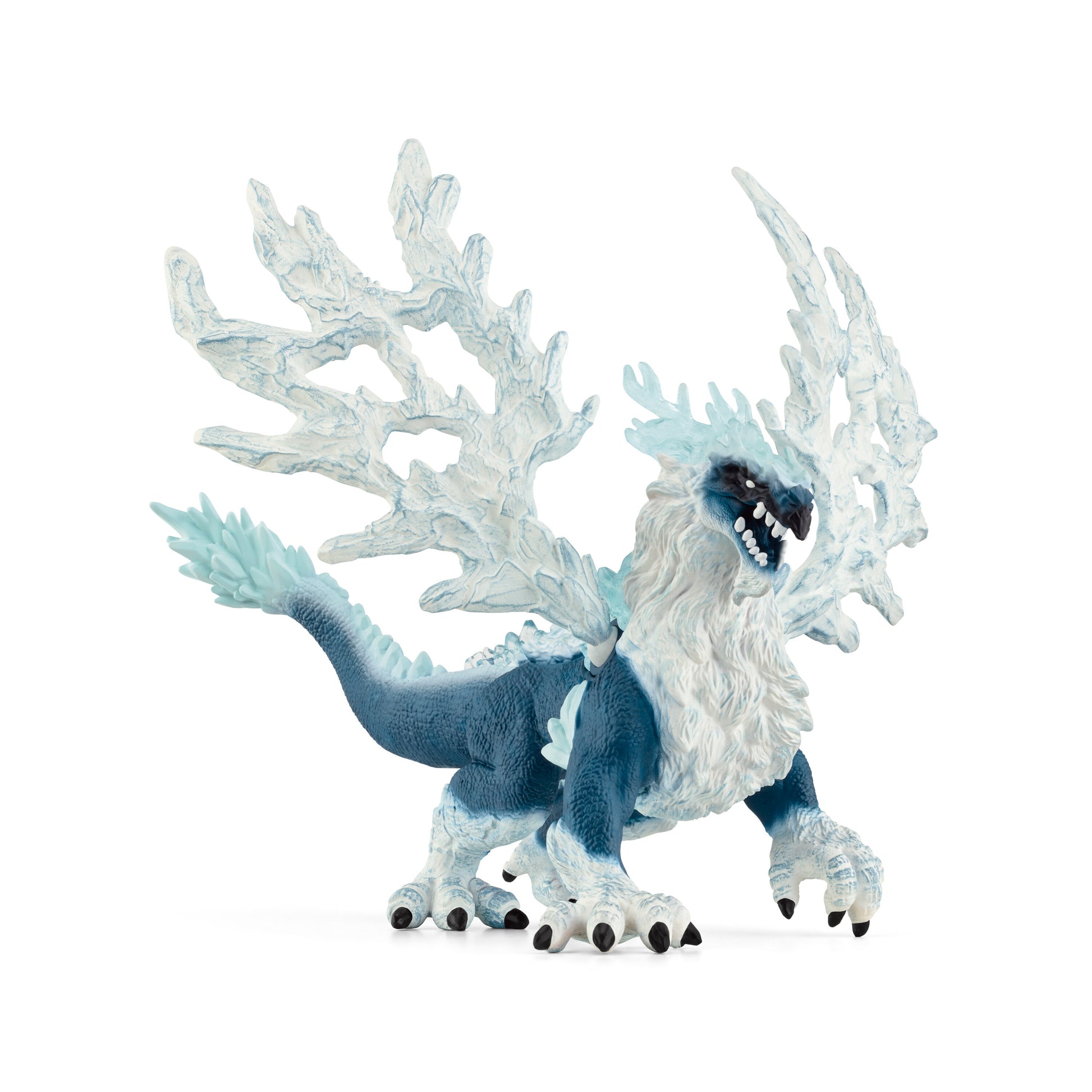 Schleich Ice Dragon from Eldrador on a white background