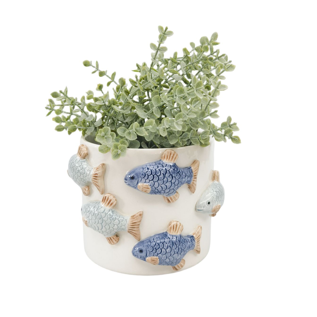Urban Products School of Fish Planter Blue