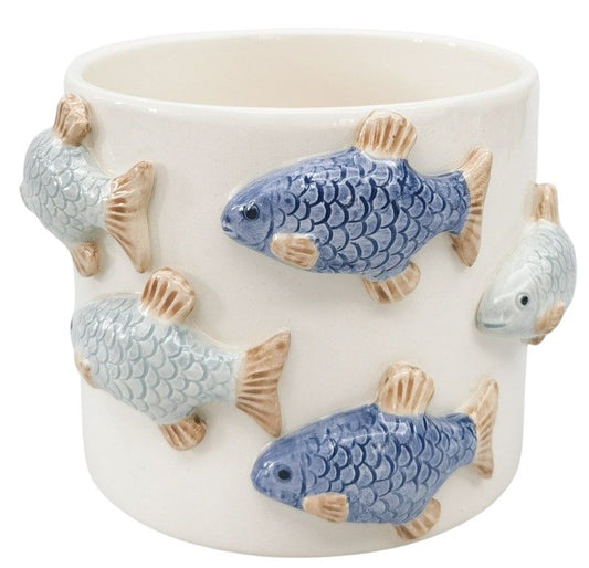 Urban Products School of Fish Planter Blue