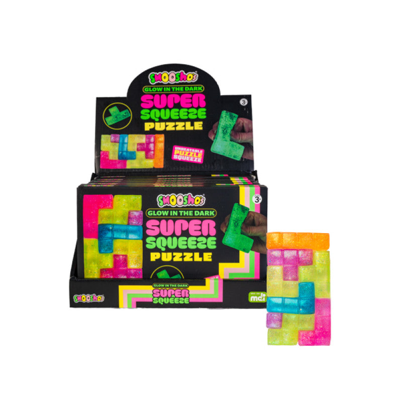 Smooshos Super Squeeze Glow In The Dark Puzzle