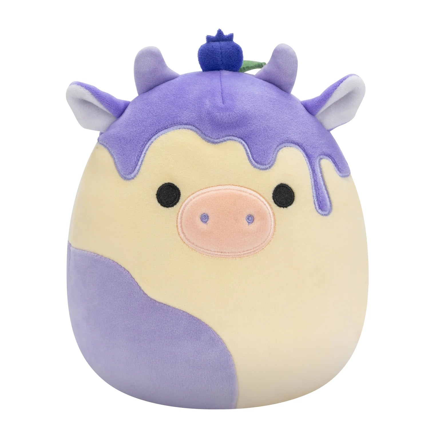 Squishmallow 7.5 inch Benito Blueberry Cow plush toy