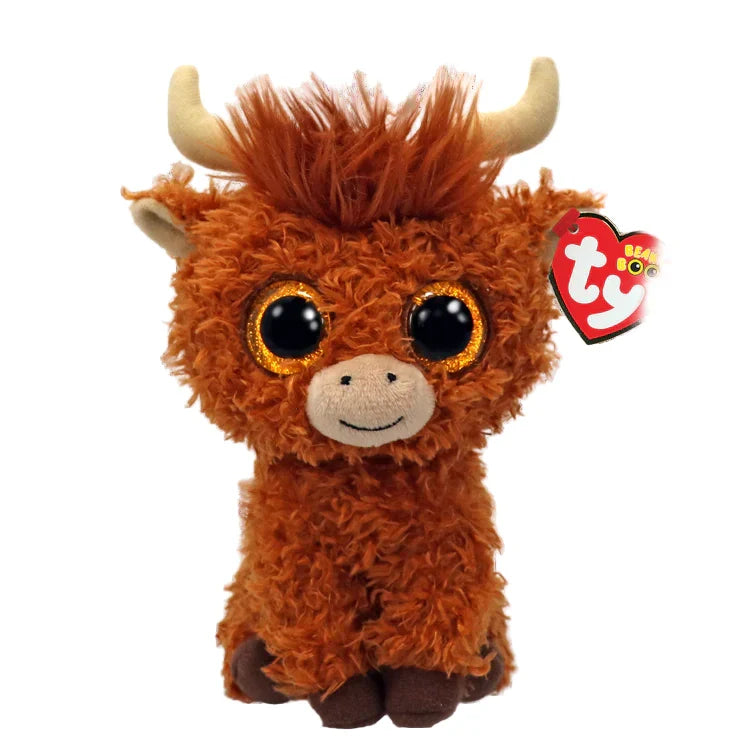 Ty Beanie Boos Alfie Brown Highland Cow