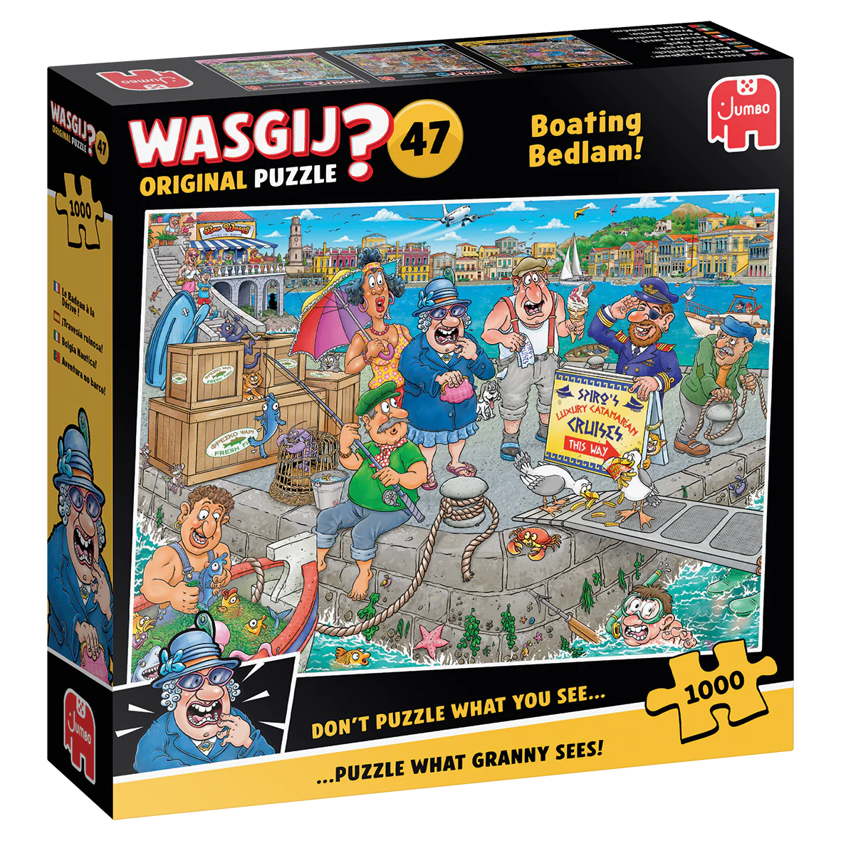 Packaging for Wasgij? Original Puzzle #47 Boating Bedlam
