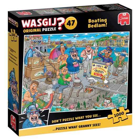 Packaging for Wasgij? Original Puzzle #47 Boating Bedlam