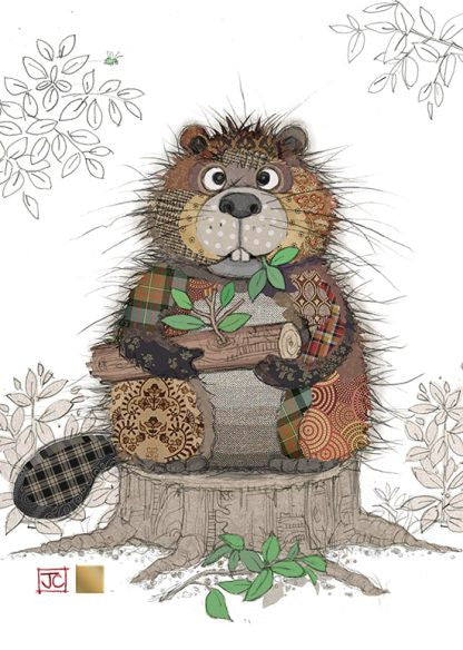 Bug Art Barry Beaver greeting card