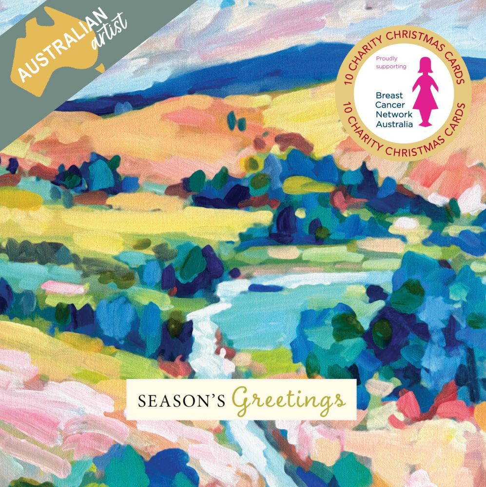 Charity Christmas Card 2026 10pk BCNA Australian Christmas Landscape