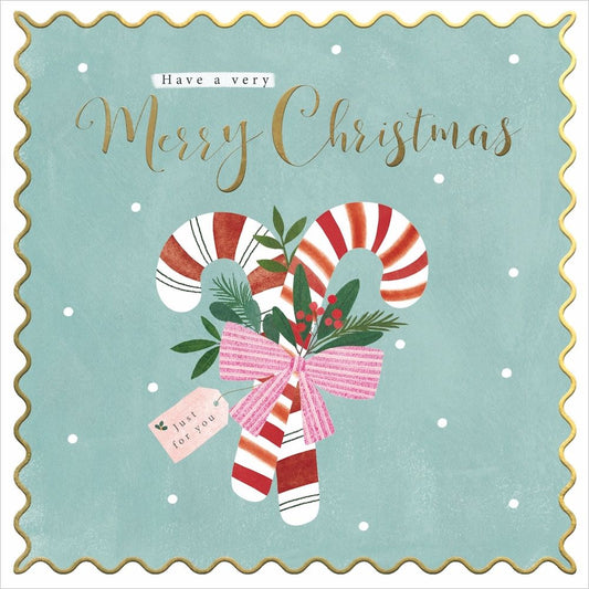 Charity Christmas Card 2026 10pk CMRI Candy Cane