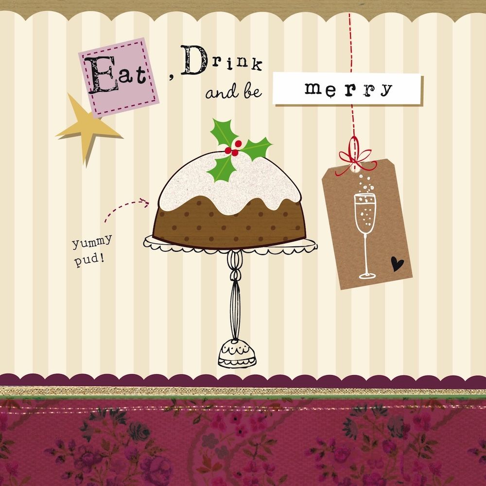 Charity Christmas Card 2026 BCNA Eat Drink and be Merry