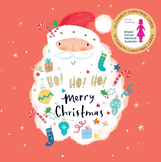 Charity Christmas Card 2026 BCNA Ho Ho Ho Santa