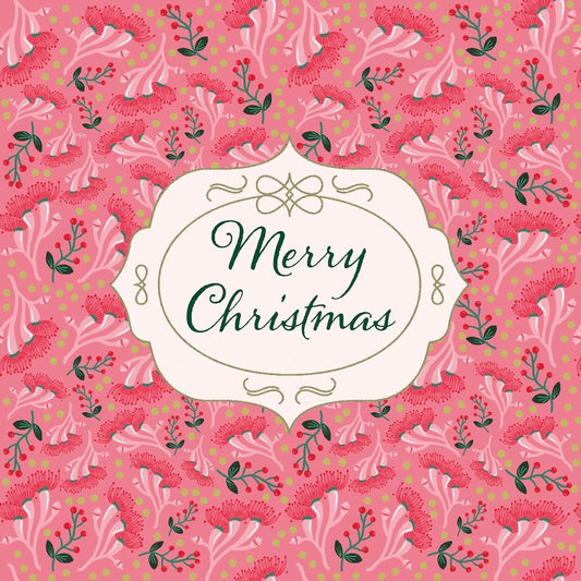Charity Christmas Card 2026 BCNA Vintage Pink Christmas