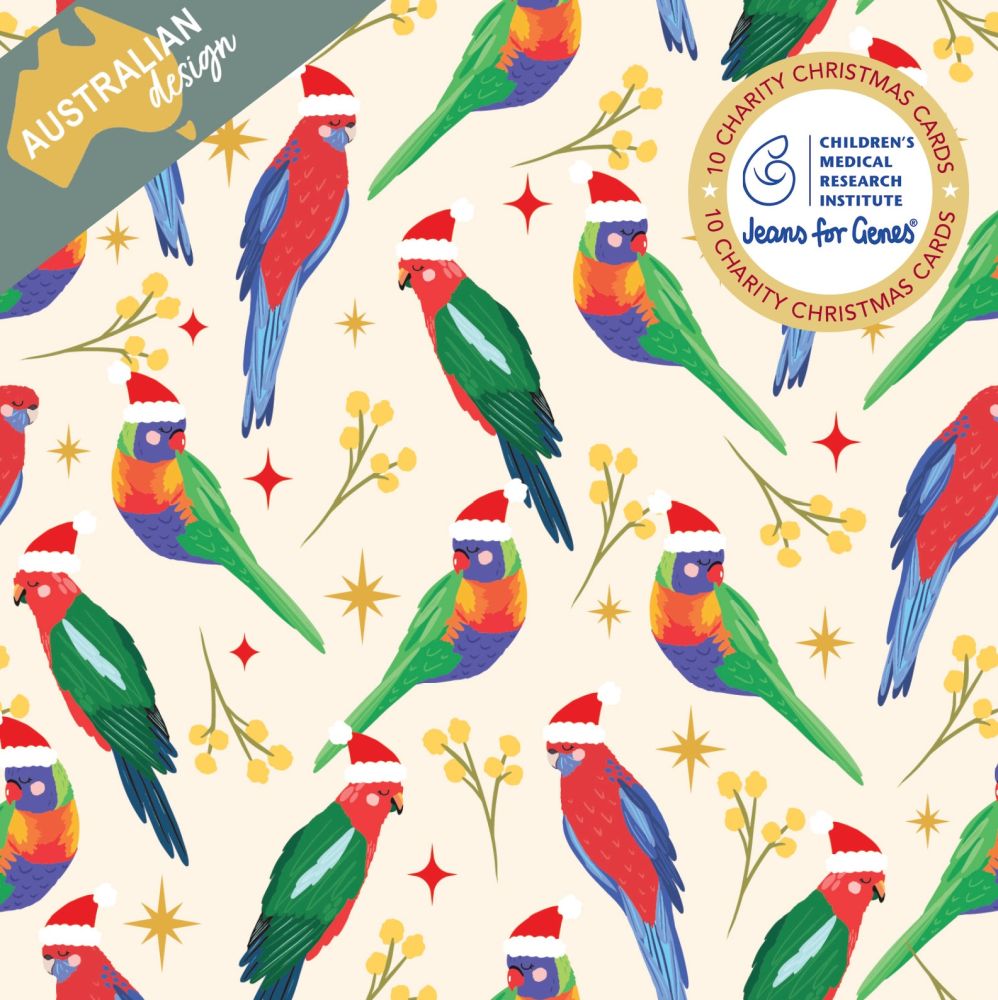 Charity Christmas Card 2026 CMRI Rosella Santas