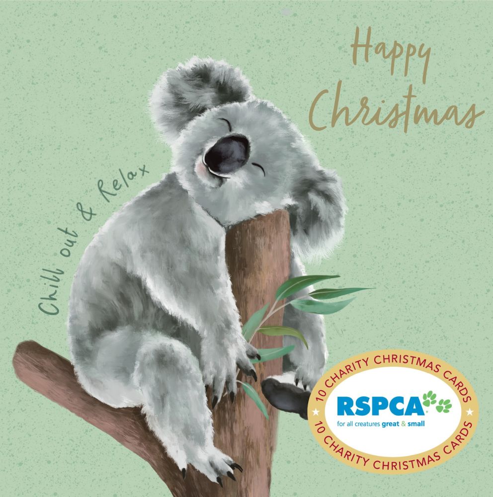 Charity Christmas Card 2026 RSPCA Happy Koala