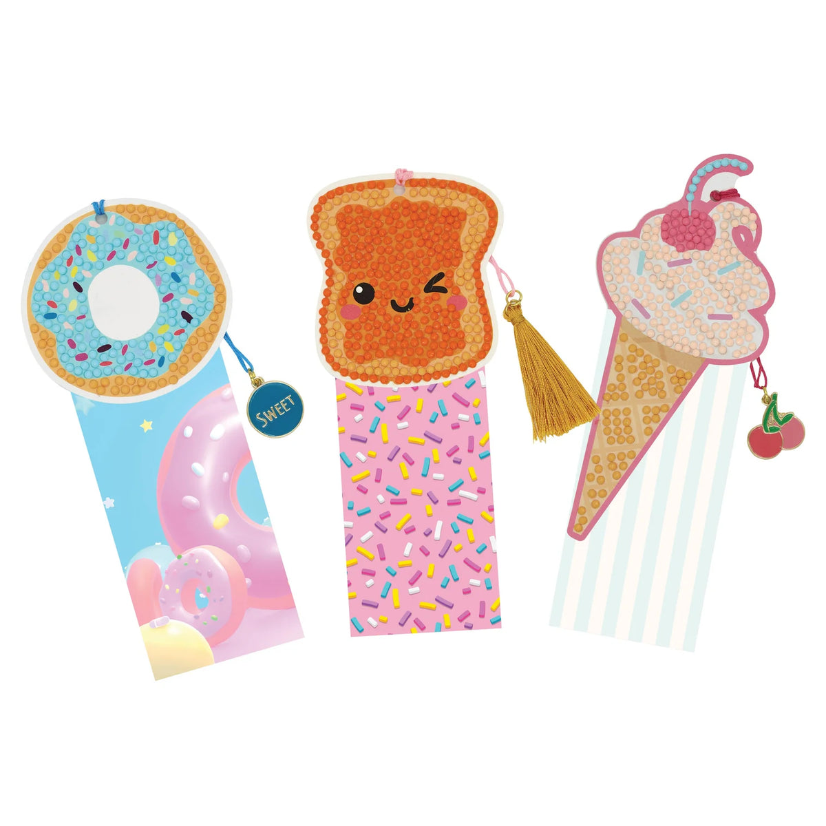 Discovery Zone Diamond Art Bookmarks Sweet Treats