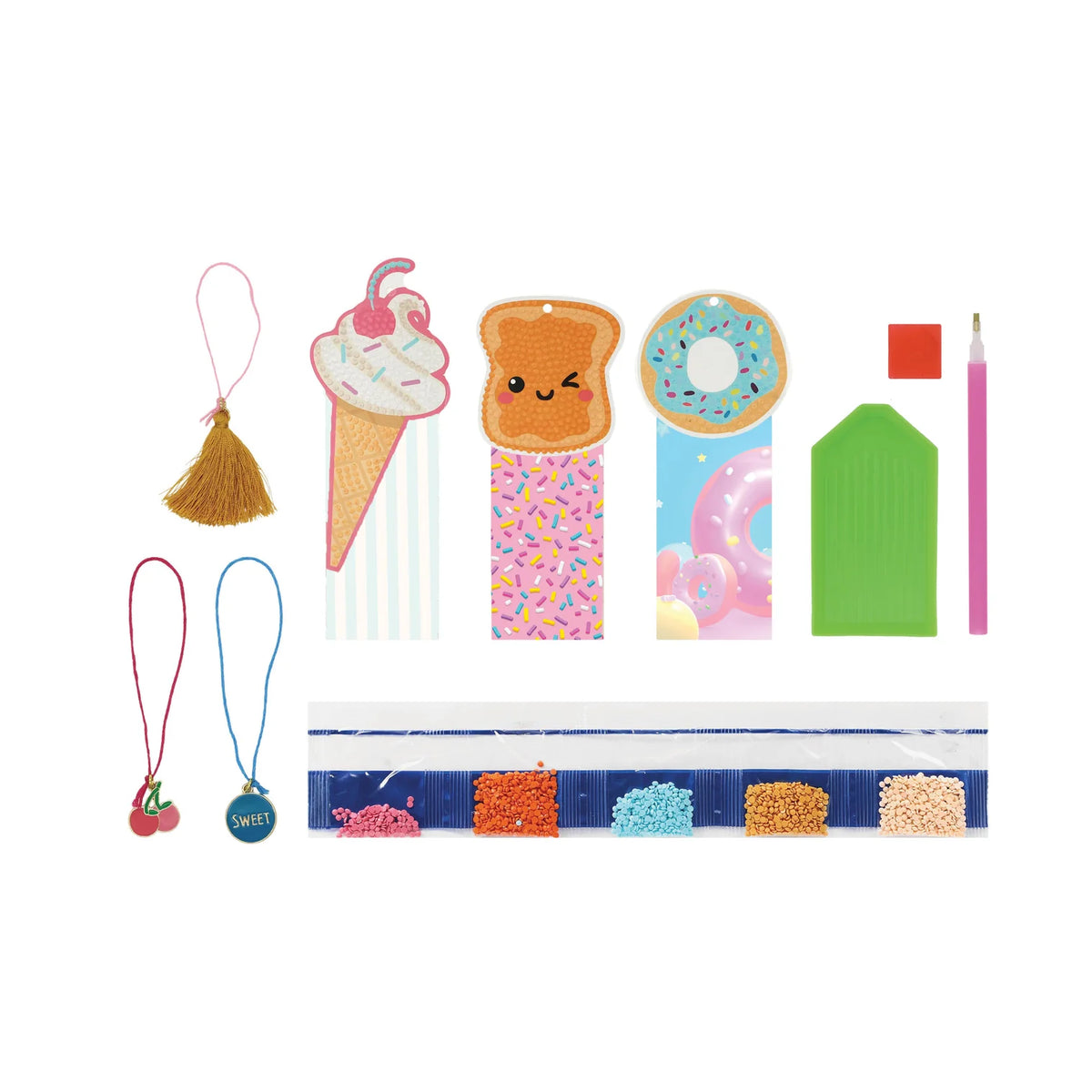 Discovery Zone Diamond Art Bookmarks Sweet Treats