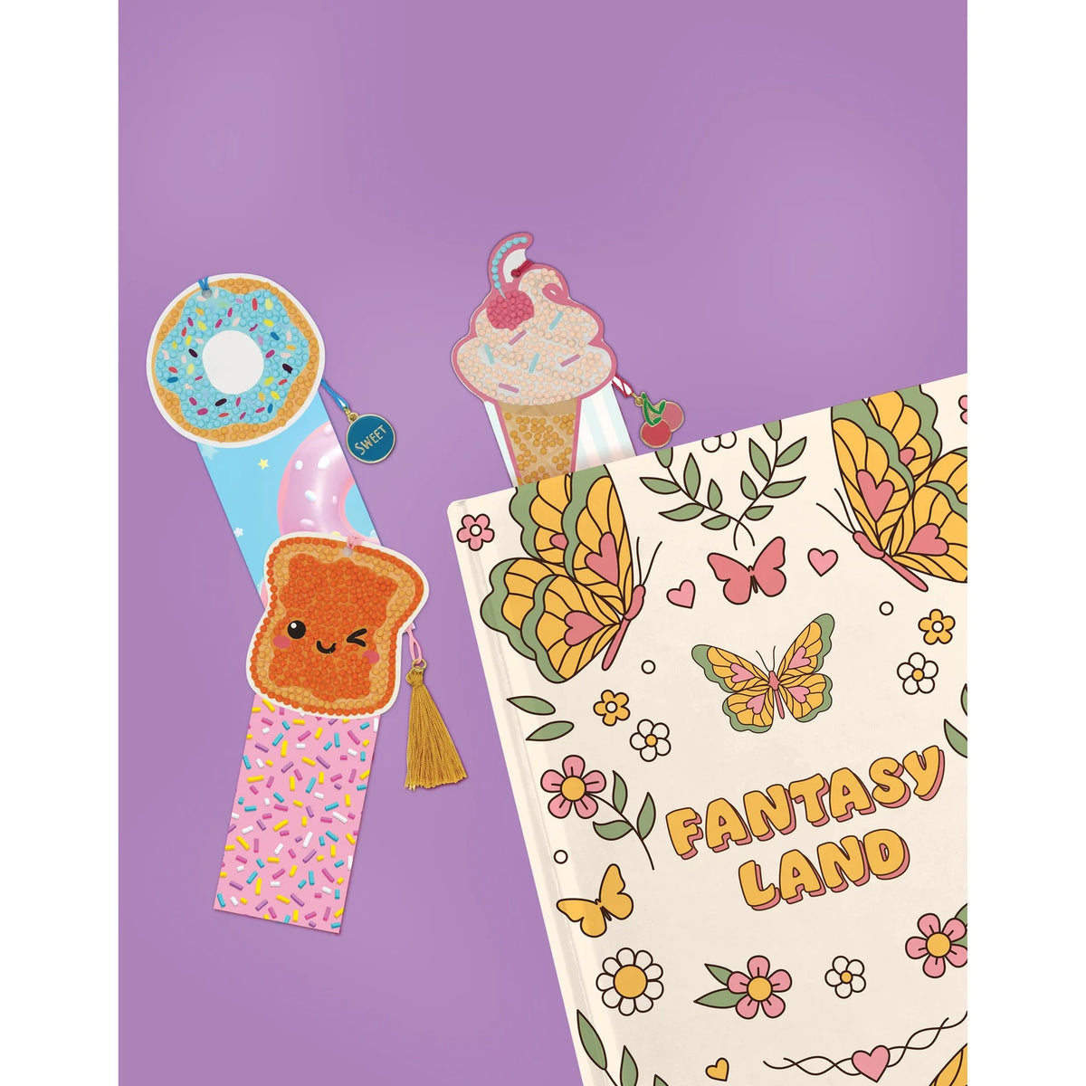 Discovery Zone Diamond Art Bookmarks Sweet Treats