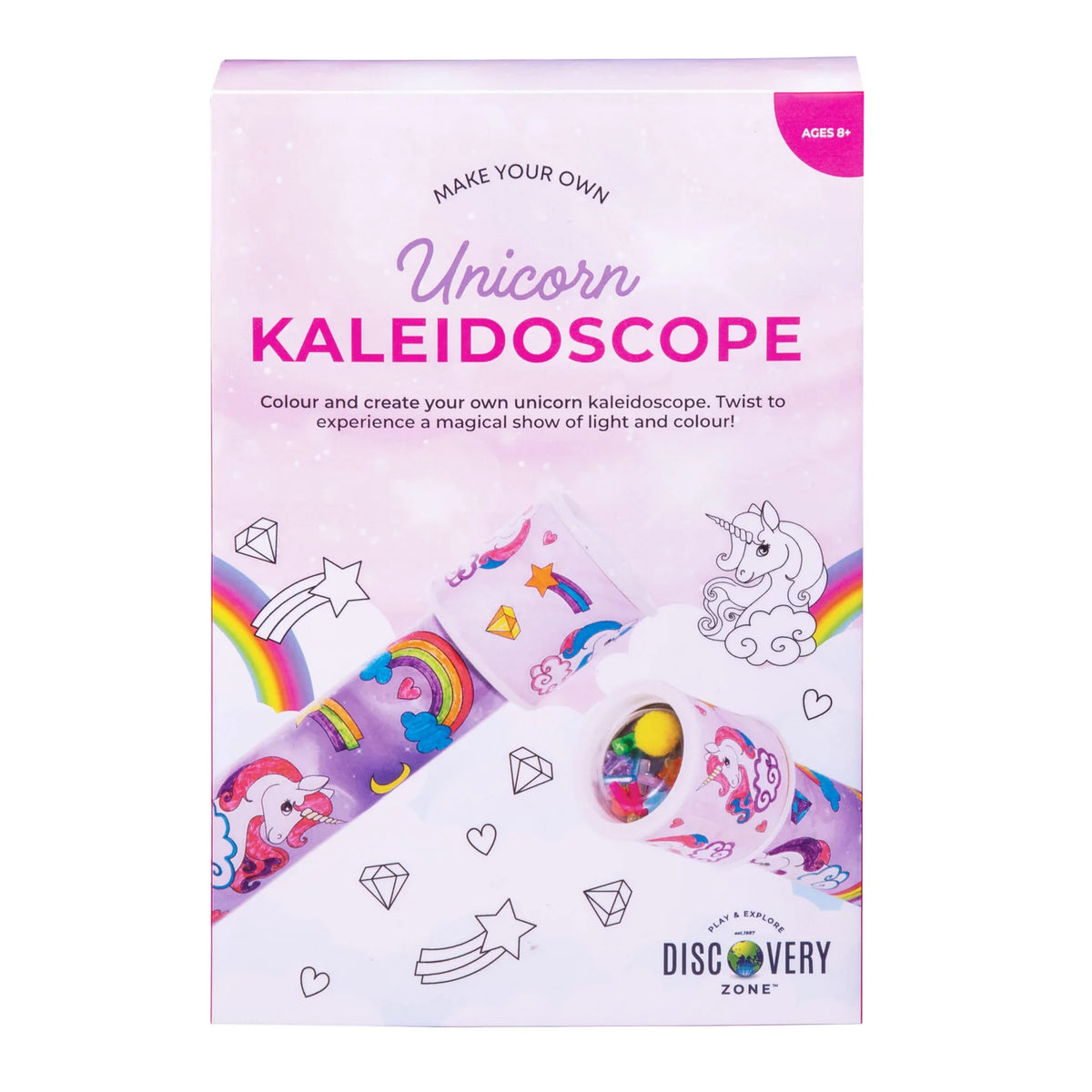 Discovery Zone Make Your Own Kaleidoscope Unicorn