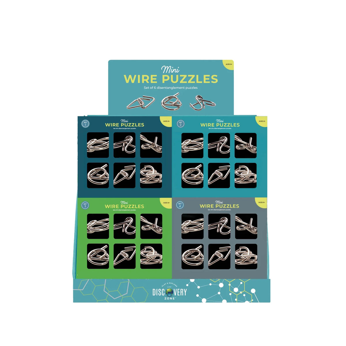 Discovery Zone Mini Wire Puzzles Set Of Six