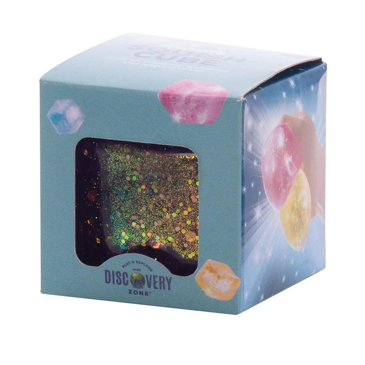Discovery Zone Sparkly Squish Cube