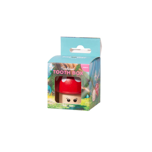 Discovery Zone Wooden Tooth Fairy Box Toadstool