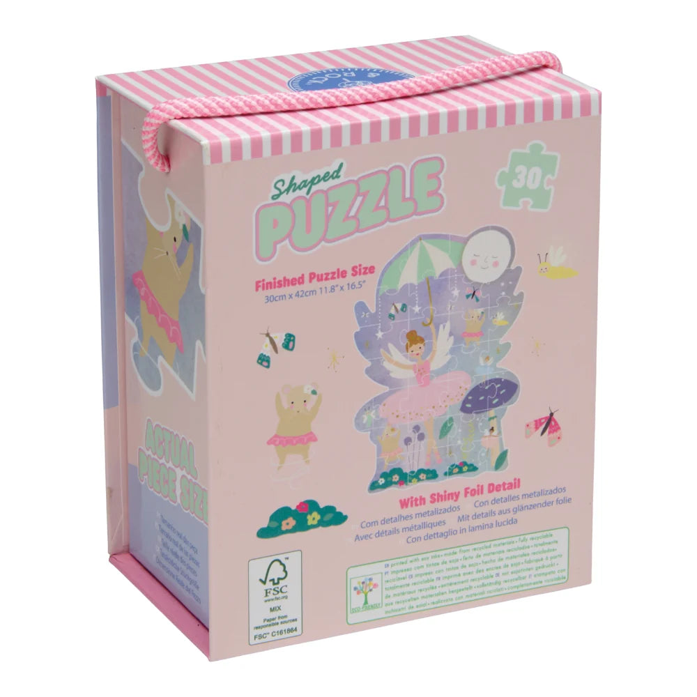 Floss and Rock 30pc Shaped Jigsaw Puzzle Enchanted Ballerina