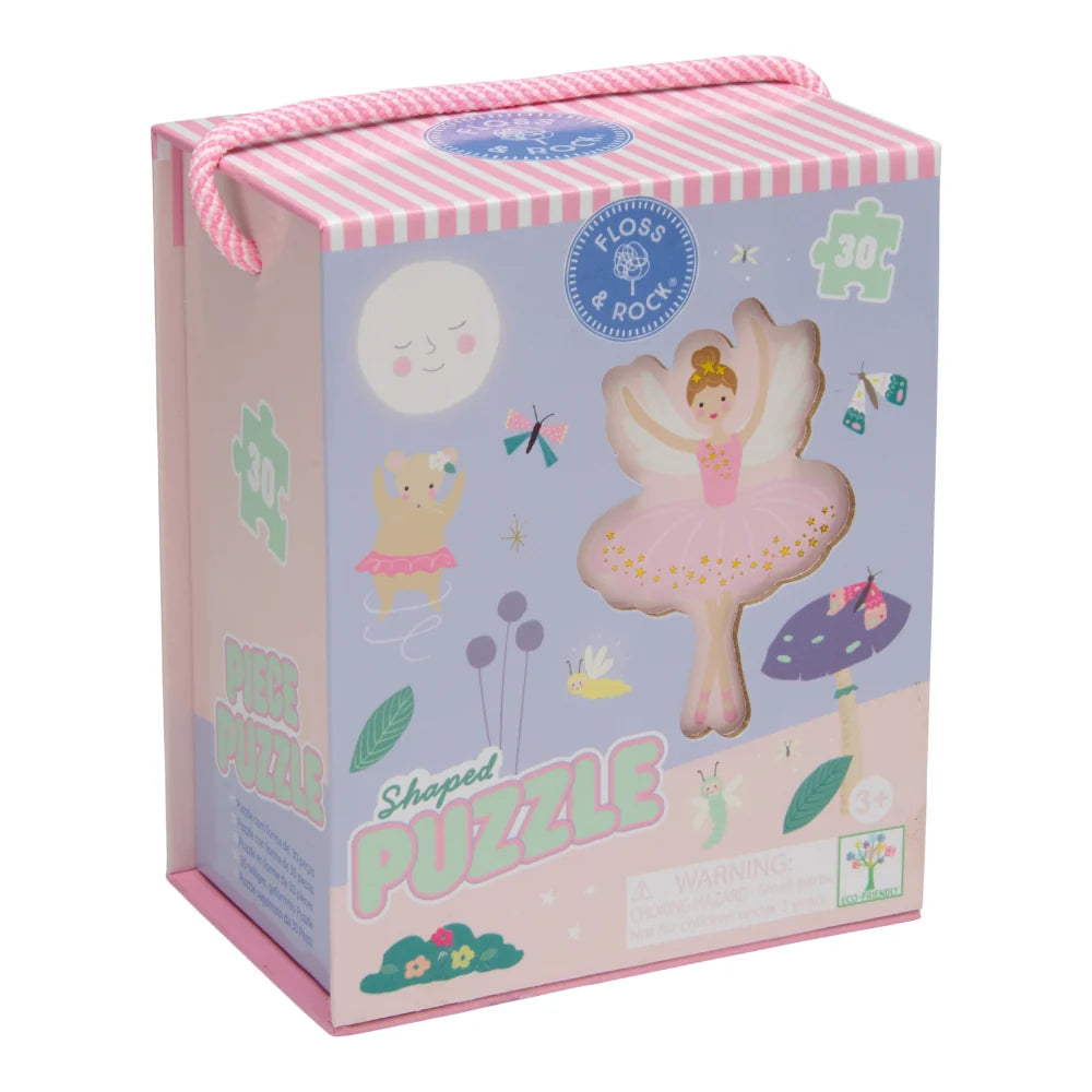 Floss and Rock 30pc Shaped Jigsaw Puzzle Enchanted Ballerina
