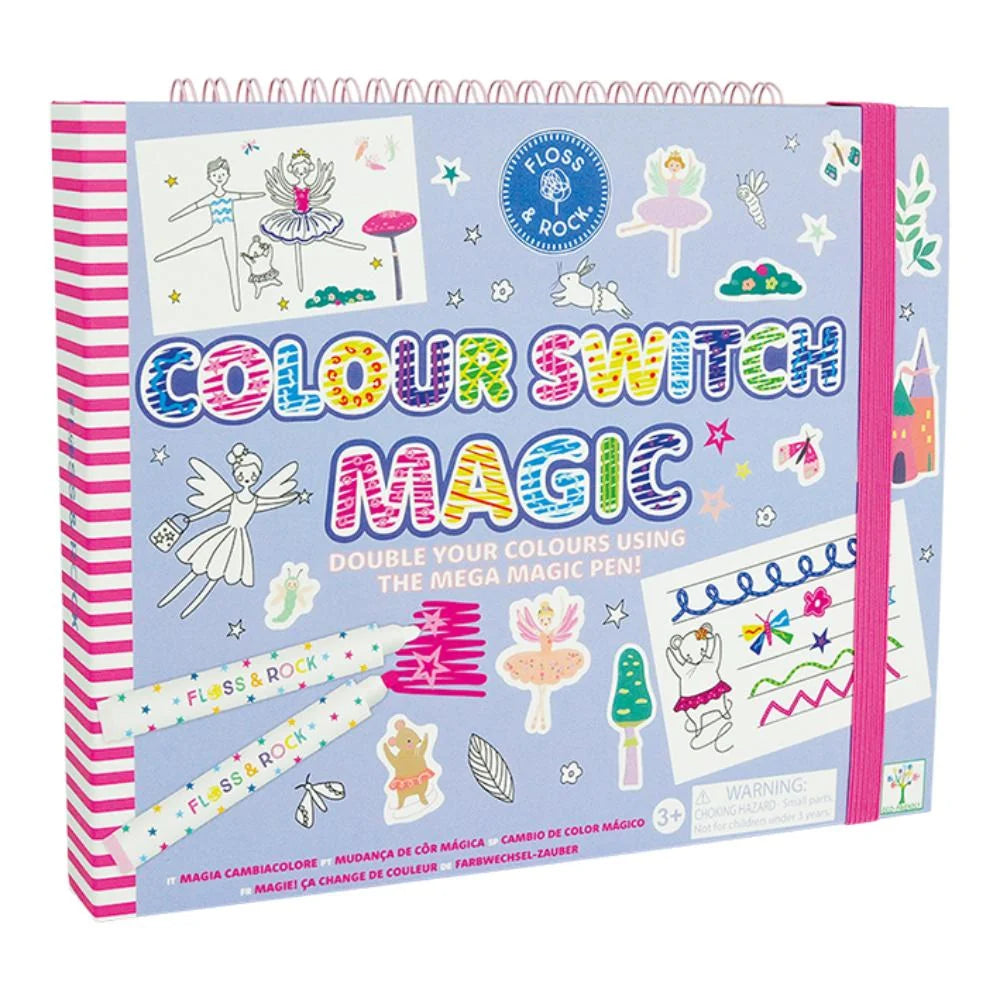 Floss and Rock Colour Switch Magic Enchanted Colouring-in Book