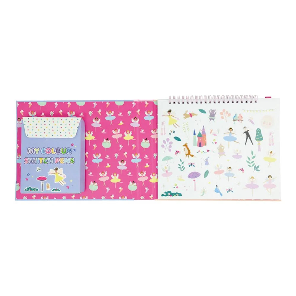 Floss and Rock Colour Switch Magic Enchanted Colouring-in Book