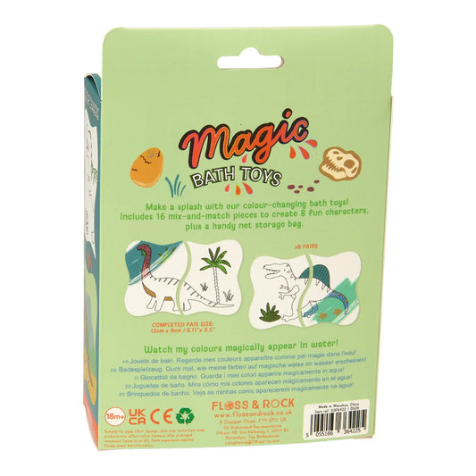 Floss and Rock Magic Bath Toy Dino