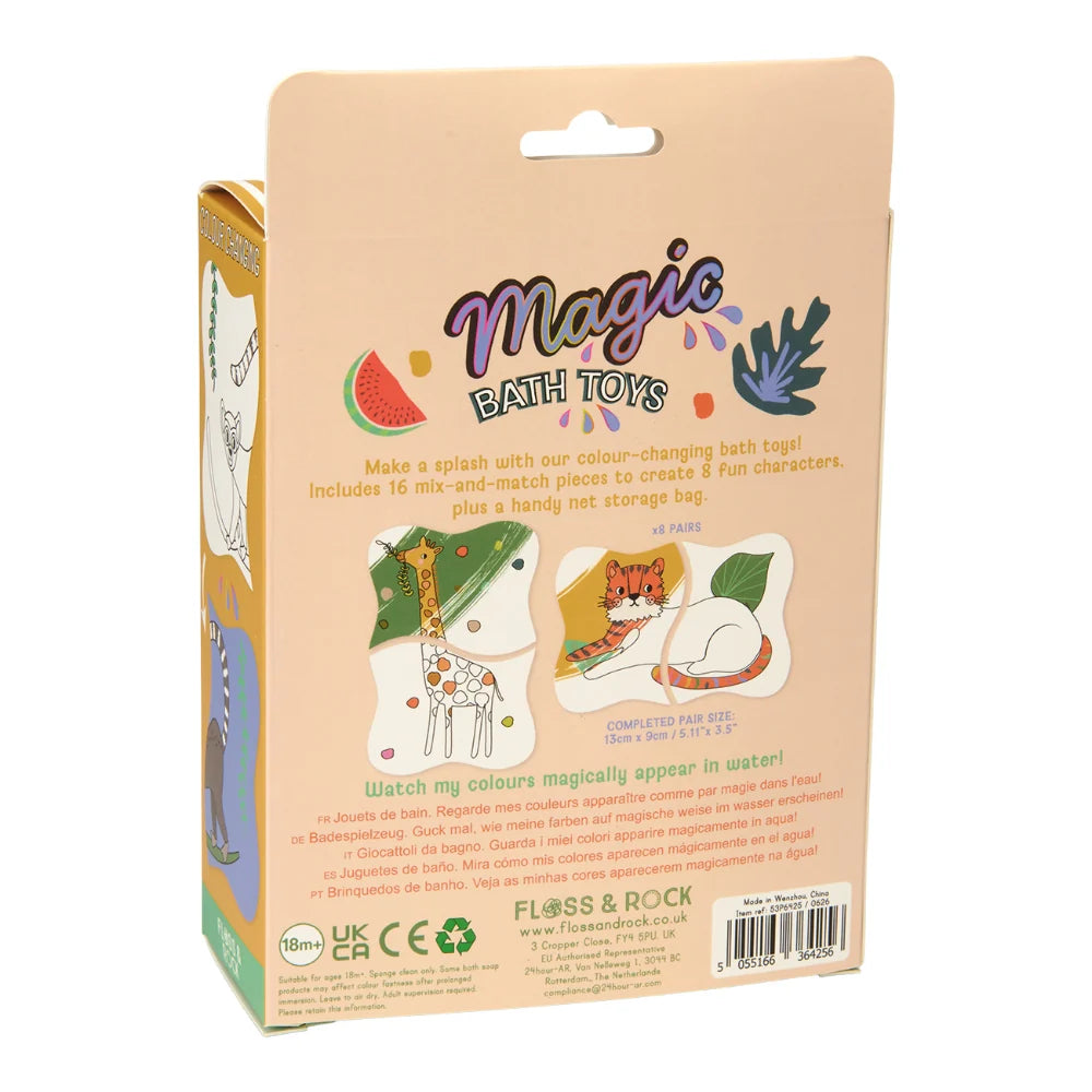 Floss and Rock Magic Bath Toy Jungle