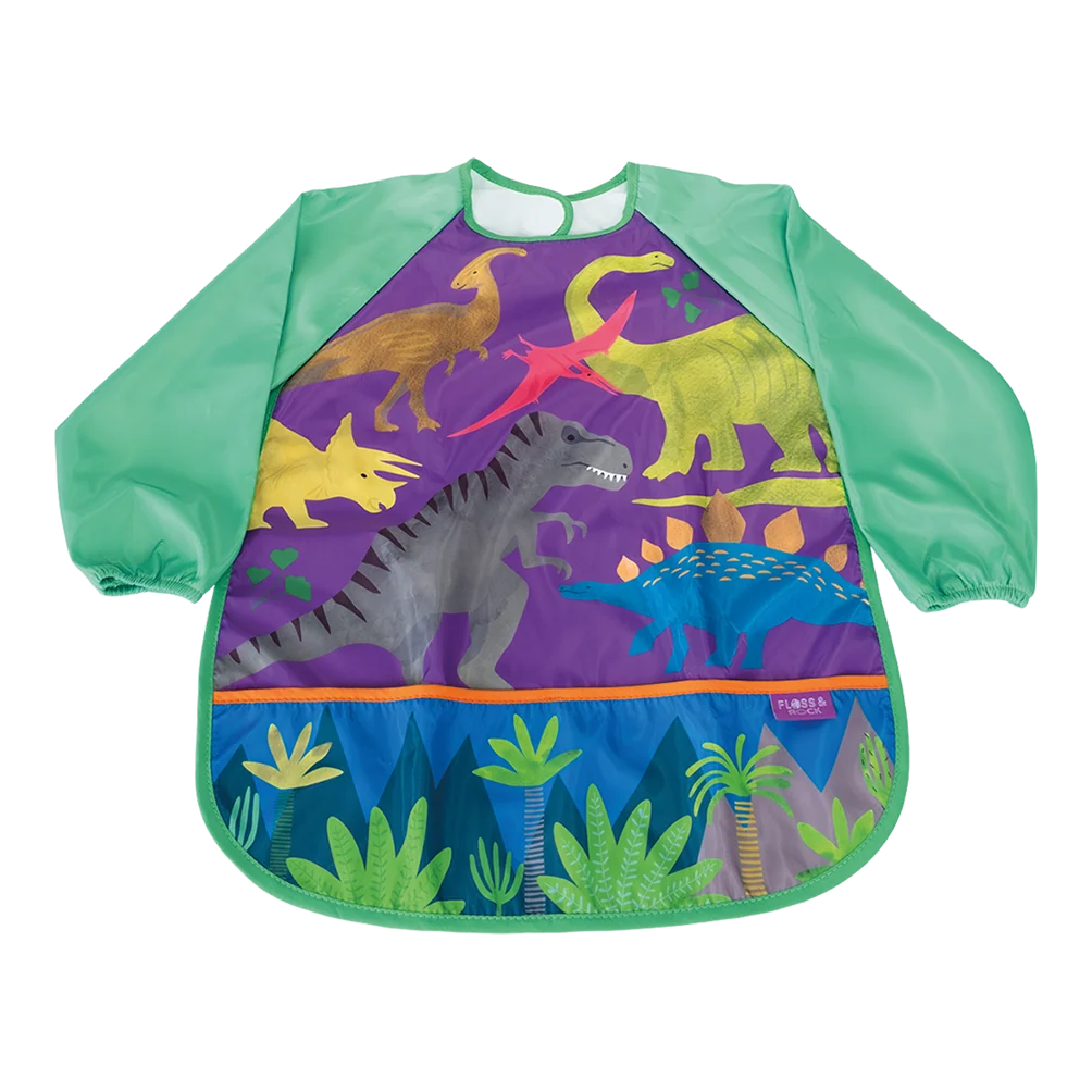 Floss and Rock Playtime Apron Dinosaur