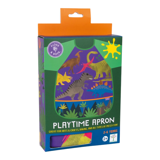Floss and Rock Playtime Apron Dinosaur