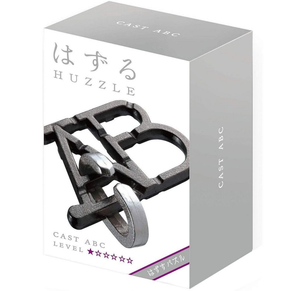 Hanayama Cast Brainteaser Level 1 Huzzle ABC