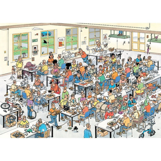 Jan Van Haasteren 1000pc Jigsaw Puzzle Can We Fix It?