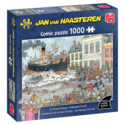 Jan Van Haasteren 1000pc Jigsaw Puzzle St Nicholas Parade