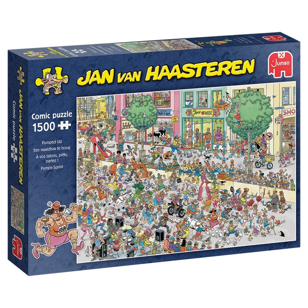 Jan Van Haasteren 1500pc Jigsaw Puzzle Pumped Up