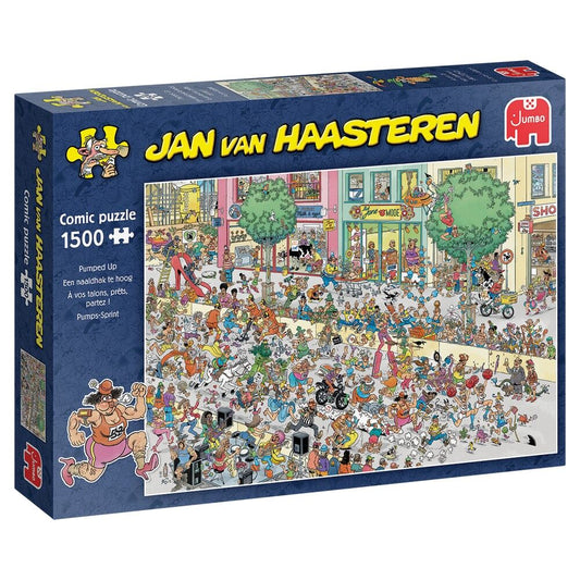 Jan Van Haasteren 1500pc Jigsaw Puzzle Pumped Up
