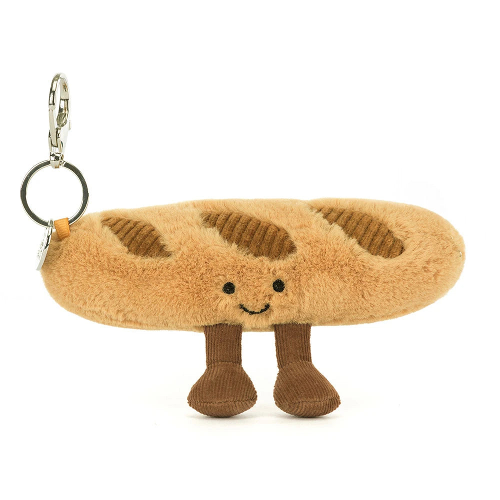 Jellycat Plush Amuseables Baguette Bag Charm