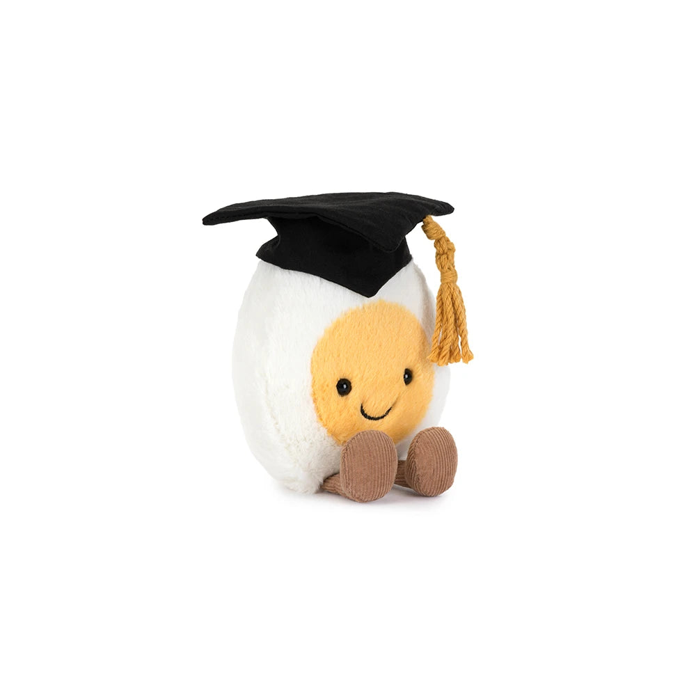 Jellycat Plush Amuseables Boiled Egg Graduation