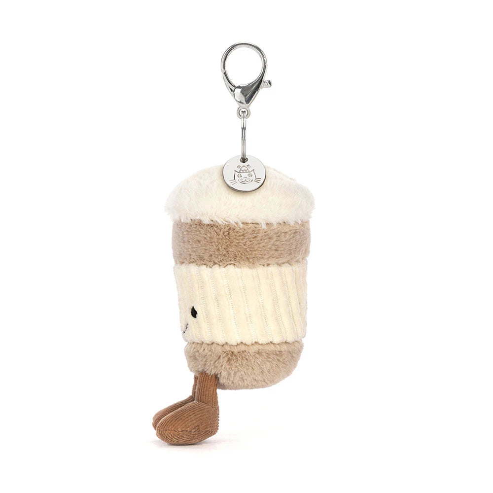 Jellycat Plush Amuseables Coffee-To-Go Bag Charm
