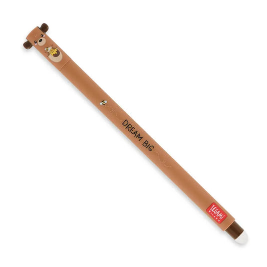 Legami Erasable Pen Bear Red Ink