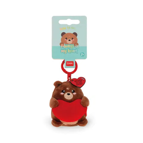 Legami Super Soft Tiny Teddy Bear Keychain