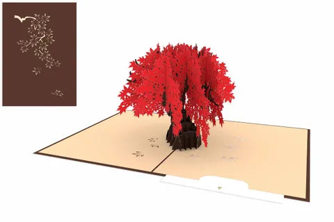Origamo Pop Up Greeting Card Kirigami Collection Bonsai