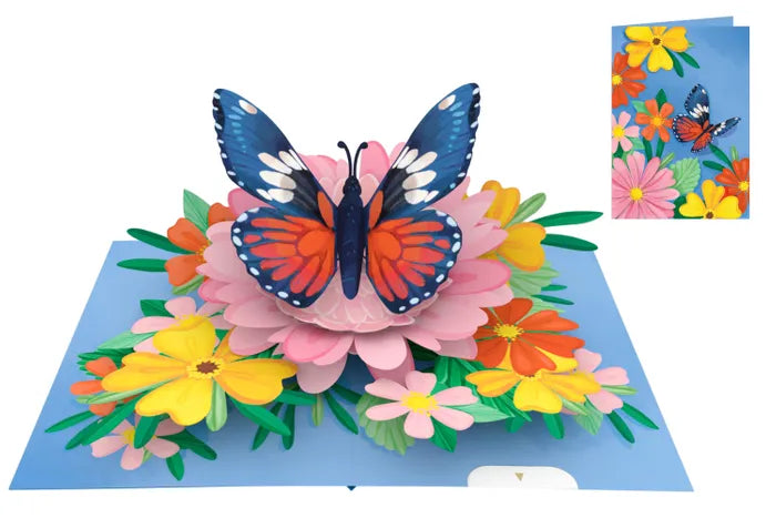 Origamo Pop Up Greeting Card Kirigami Collection Butterfly