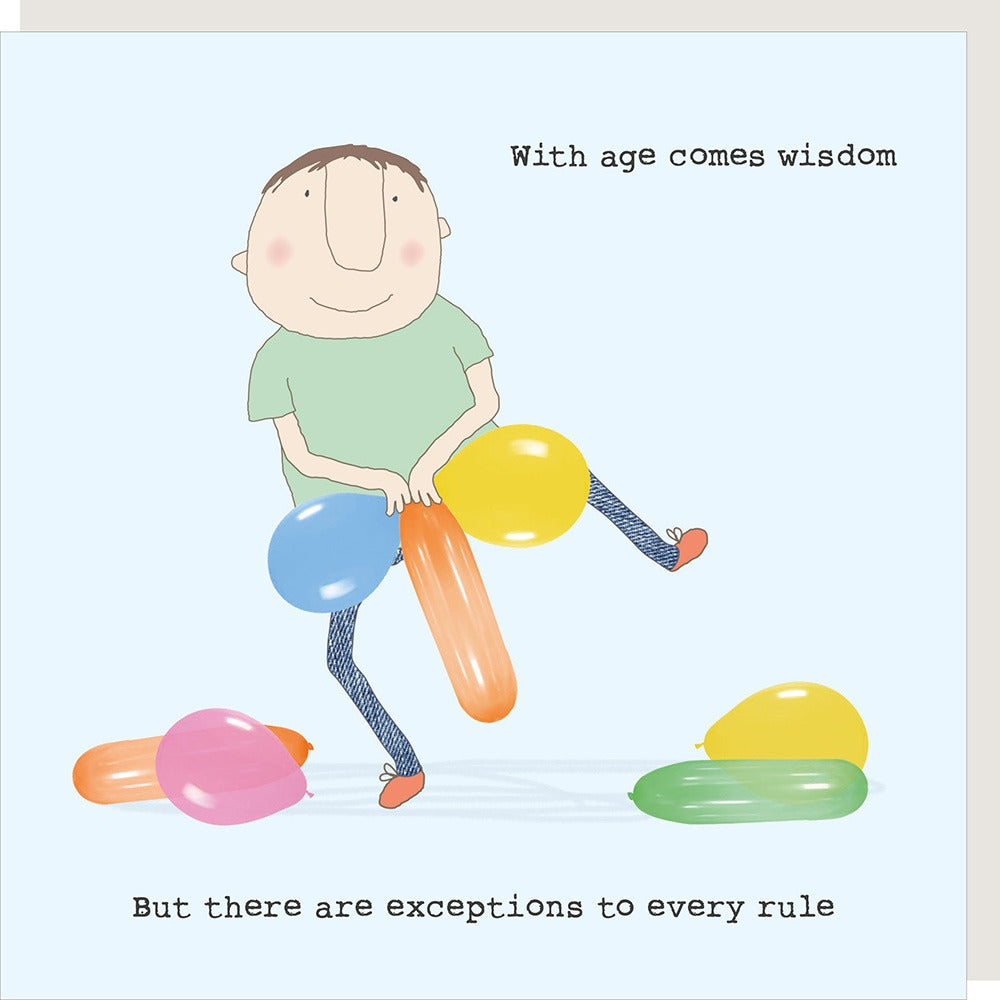 Rosie Made A Thing Greeting Card Exceptions