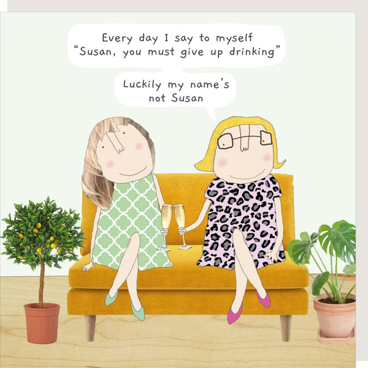 Rosie Made A Thing Greeting Card Susan