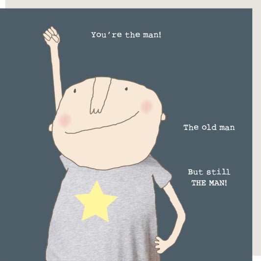 Rosie Made A Thing Greeting Card The Man